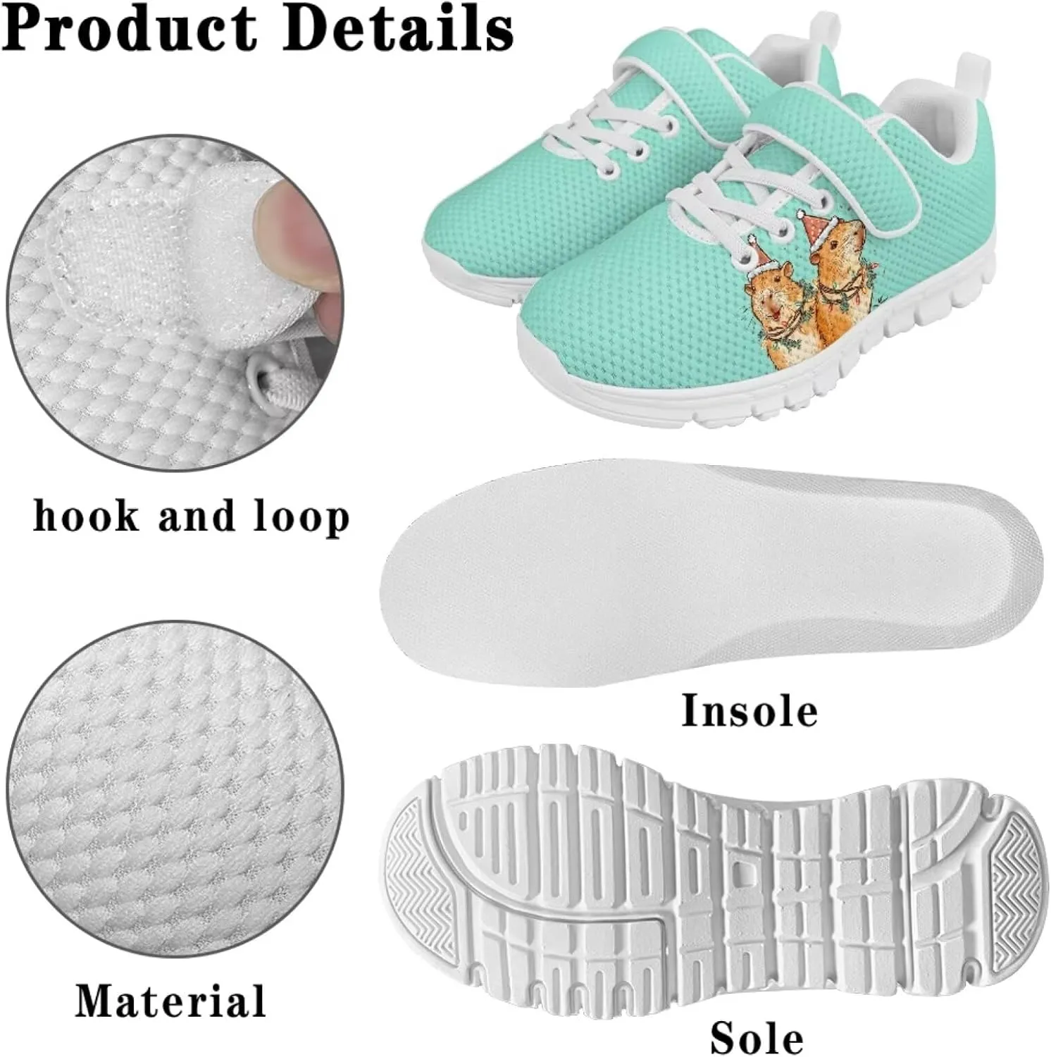 Forchrinse Ladybug Print Toddler Shoes Girls Boys Ladybug Tennis Shoes Comfort Running Athletic for Little/Big Kids Lightweight