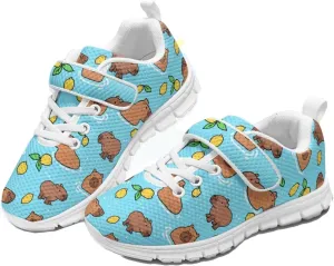Forchrinse Ladybug Print Toddler Shoes Girls Boys Ladybug Tennis Shoes Comfort Running Athletic for Little/Big Kids Lightweight