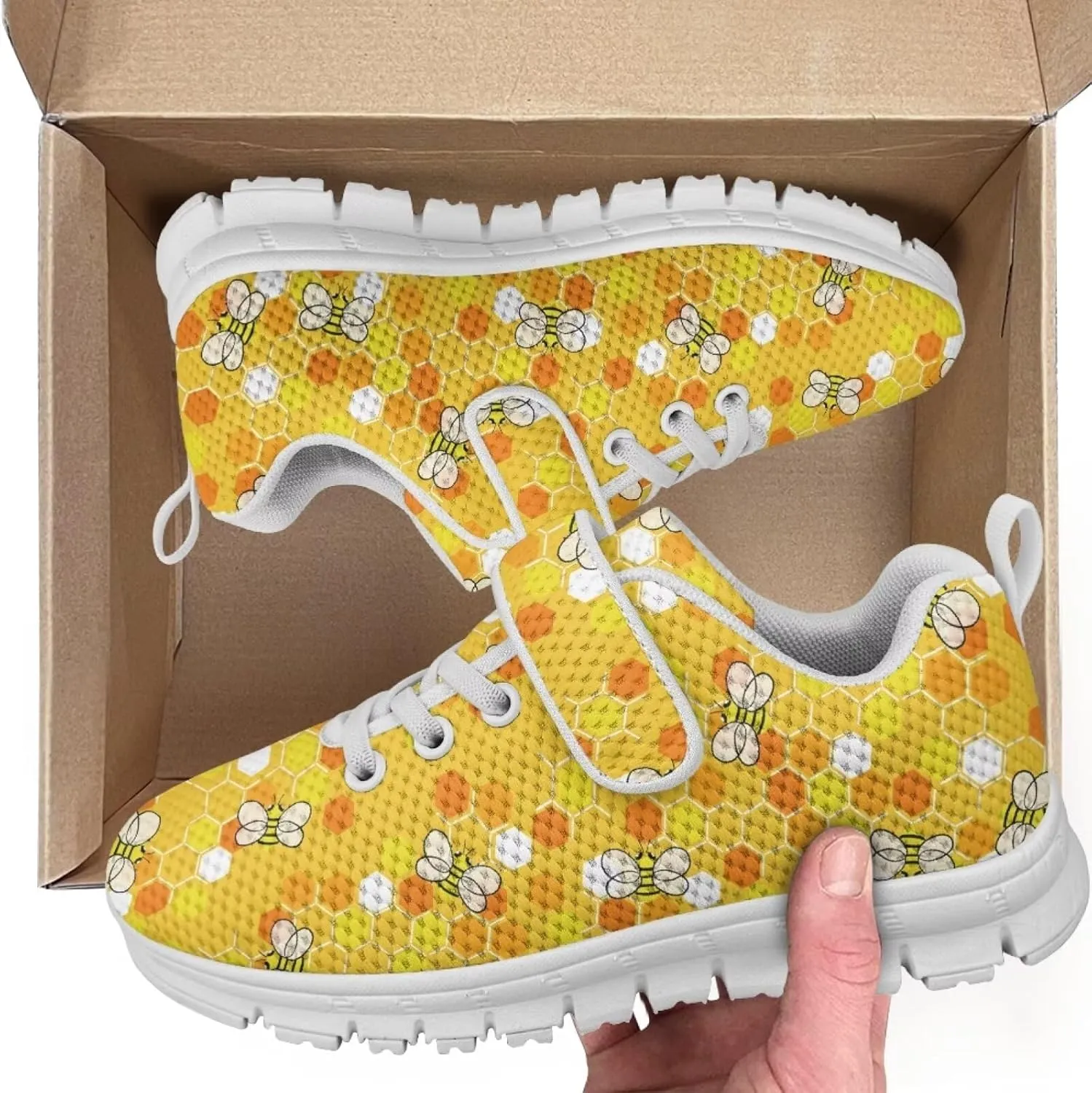 Forchrinse Red Ladybug Boys Girls Sneakers for Kids Ladybug Running Tennis Shoes Non Slip Lightweight Athletic Sneaker for Toddler