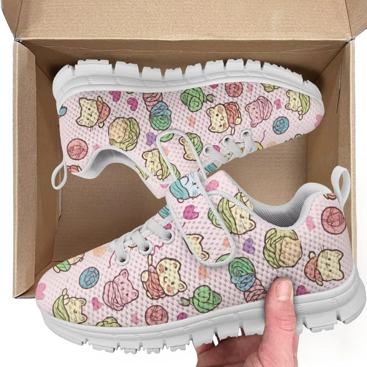 Forchrinse Tie Dye Ladybug Daisy Print Kids Sneakers for Boys Girls Ladybug Tennis Running Shoes for Little Kids Causal School Sport Sneakers Lightweight