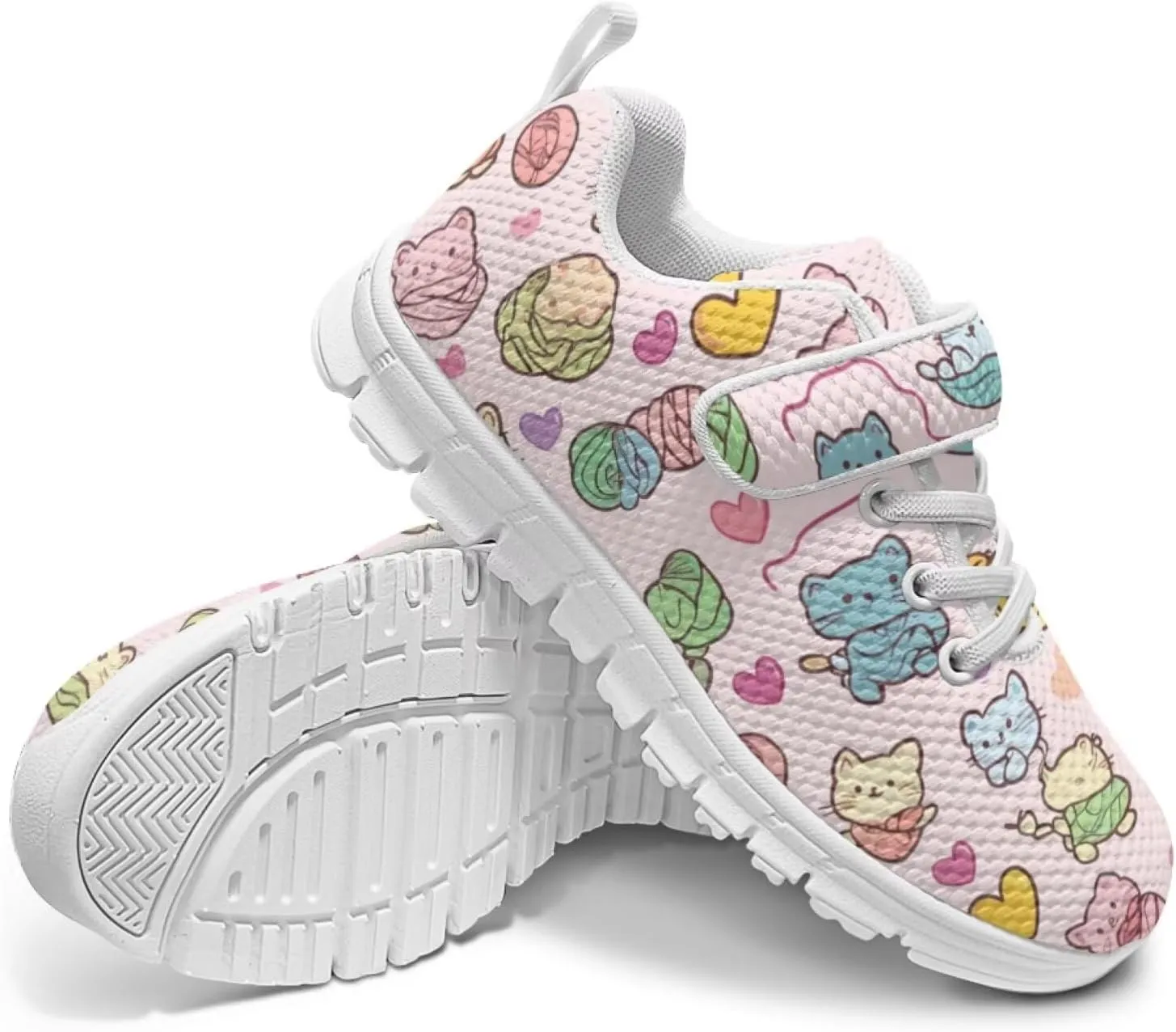 Forchrinse Tie Dye Ladybug Daisy Print Kids Sneakers for Boys Girls Ladybug Tennis Running Shoes for Little Kids Causal School Sport Sneakers Lightweight