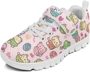 Forchrinse Tie Dye Ladybug Daisy Print Kids Sneakers for Boys Girls Ladybug Tennis Running Shoes for Little Kids Causal School Sport Sneakers Lightweight