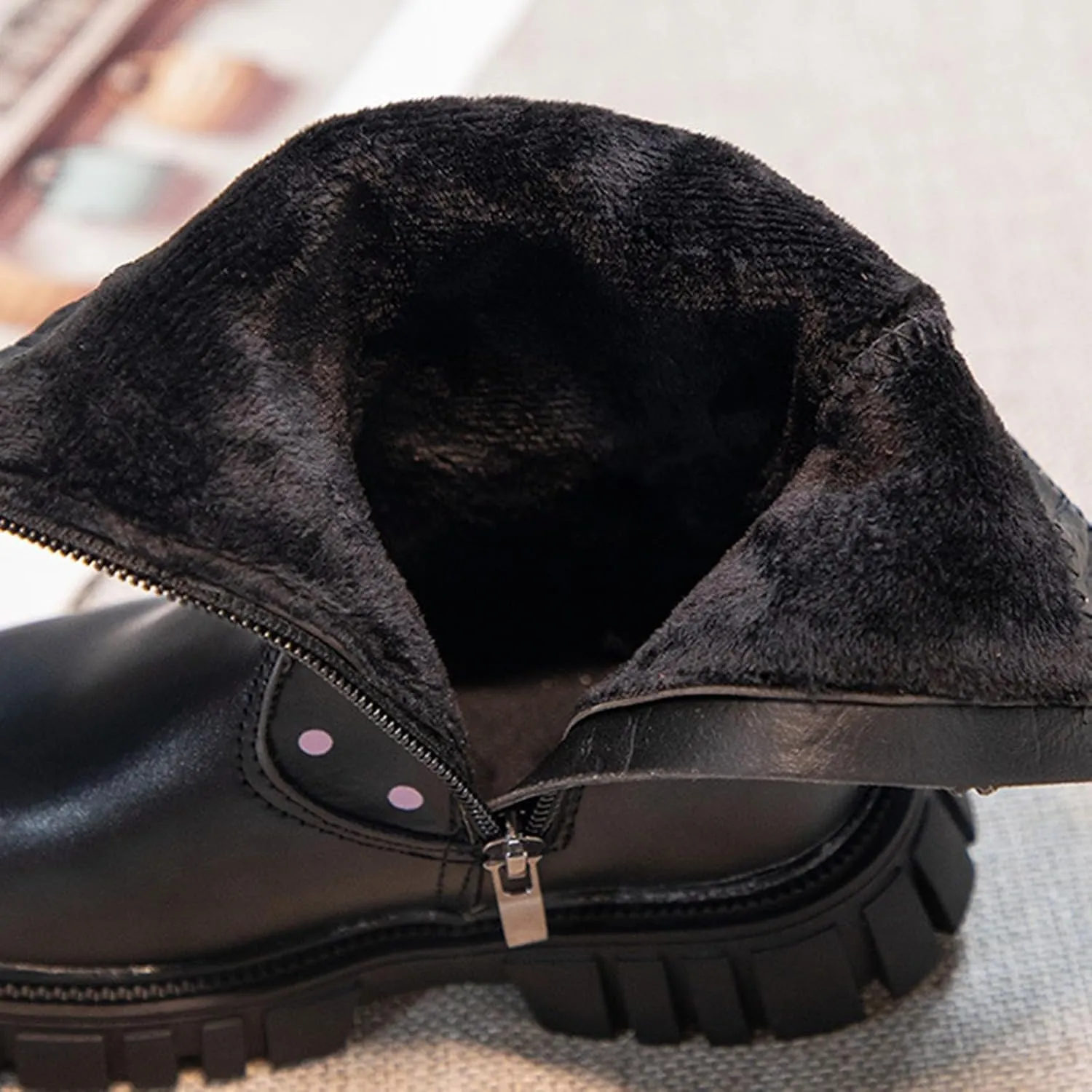 Girls Cowgirl Boots Little Kids Western Boots Mid Calf Toddler Riding Shoes Faux Leather Boots Cute Winter Boots