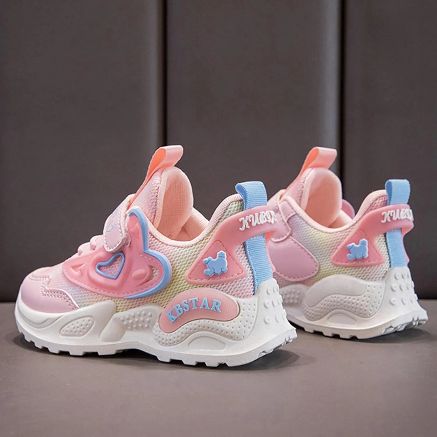 Girls Shoes Kids Girls Tennis Shoes for Running Athletic Walking Gym Sports Lightweight Breathable Fashion Sneakers