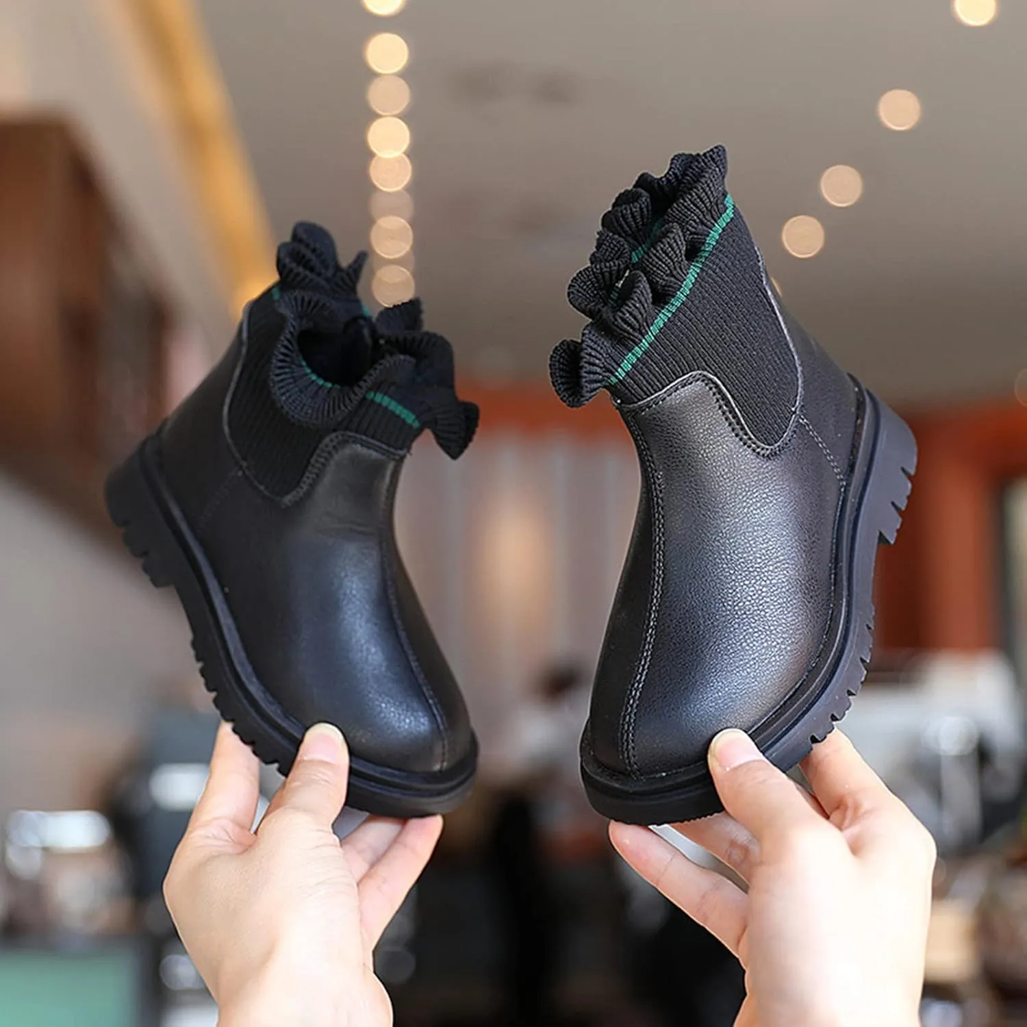 Girls Shoes Solid Color Short Boots Shoes Fashion Non Slip Breathable Women Boots Booties Girls Size 12