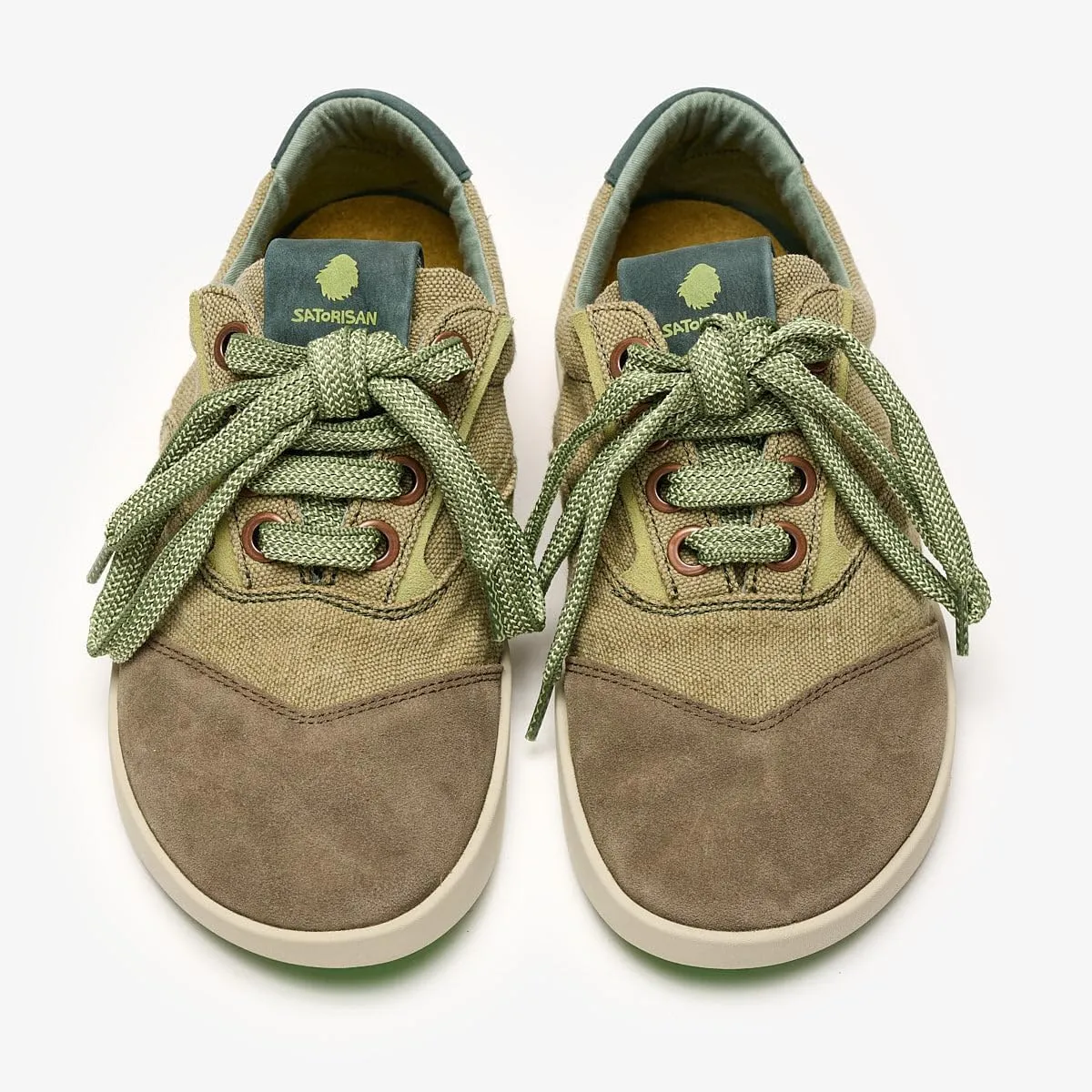 Hatko Vintage - Casual Sneakers for Men & Women - Comfortable & Durable Leather and Linen Sneakers