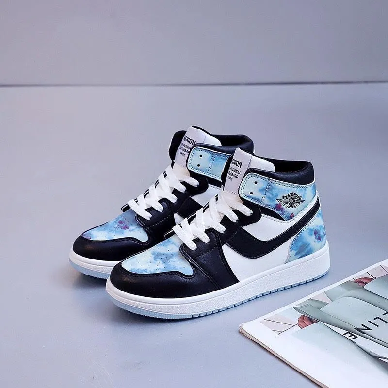 High Top Flat Sneakers For Women