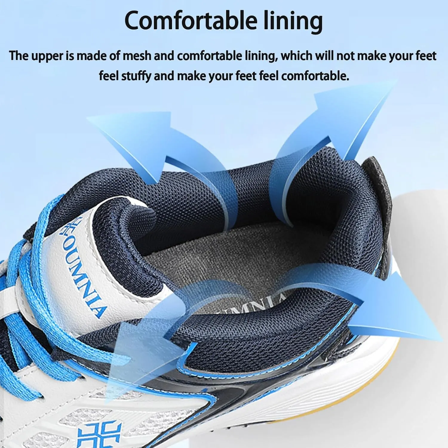 Indoor Court Shoes for Tennis, Badminton Table Tennis Volleyball Pickleball Lightweight Racketball Squash Outdoor for Men Women,Boys Girls