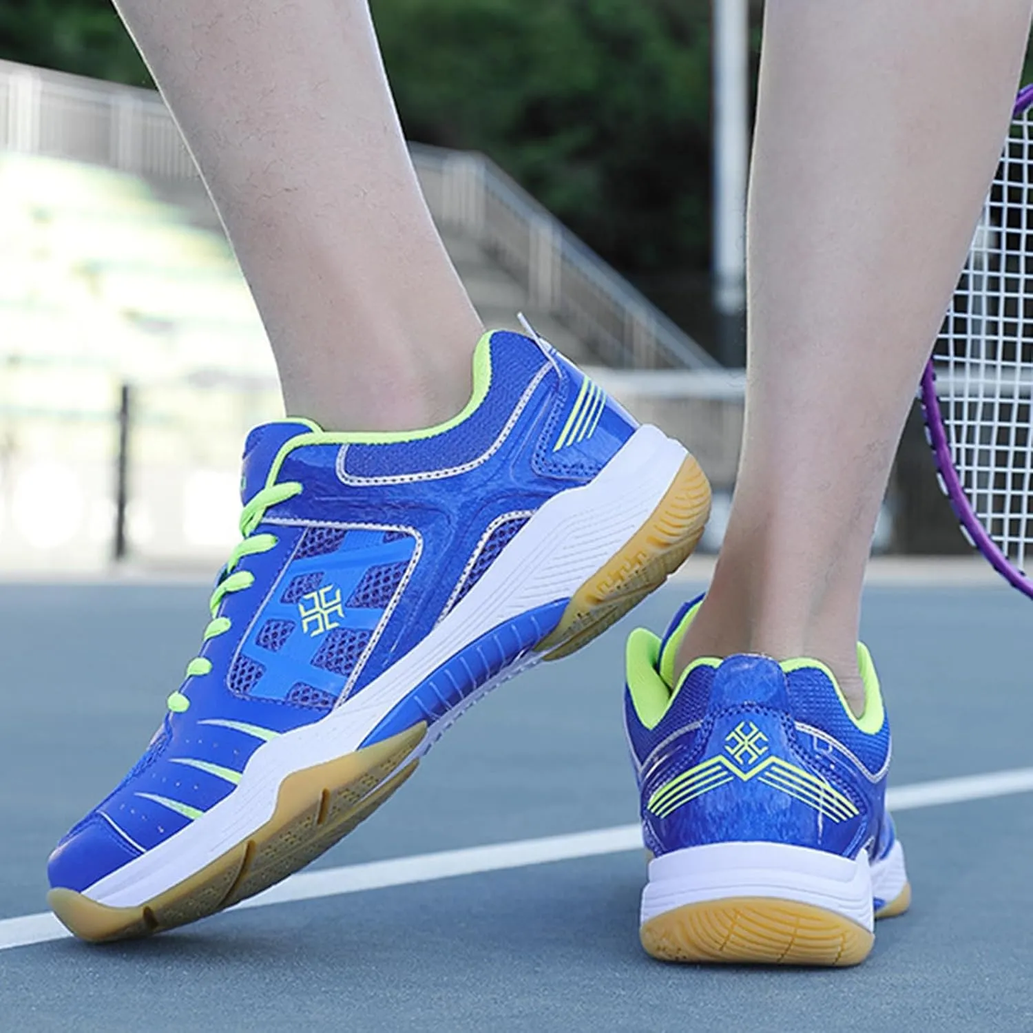 Indoor Court Shoes for Tennis, Badminton Table Tennis Volleyball Pickleball Lightweight Racketball Squash Outdoor for Men Women,Boys Girls