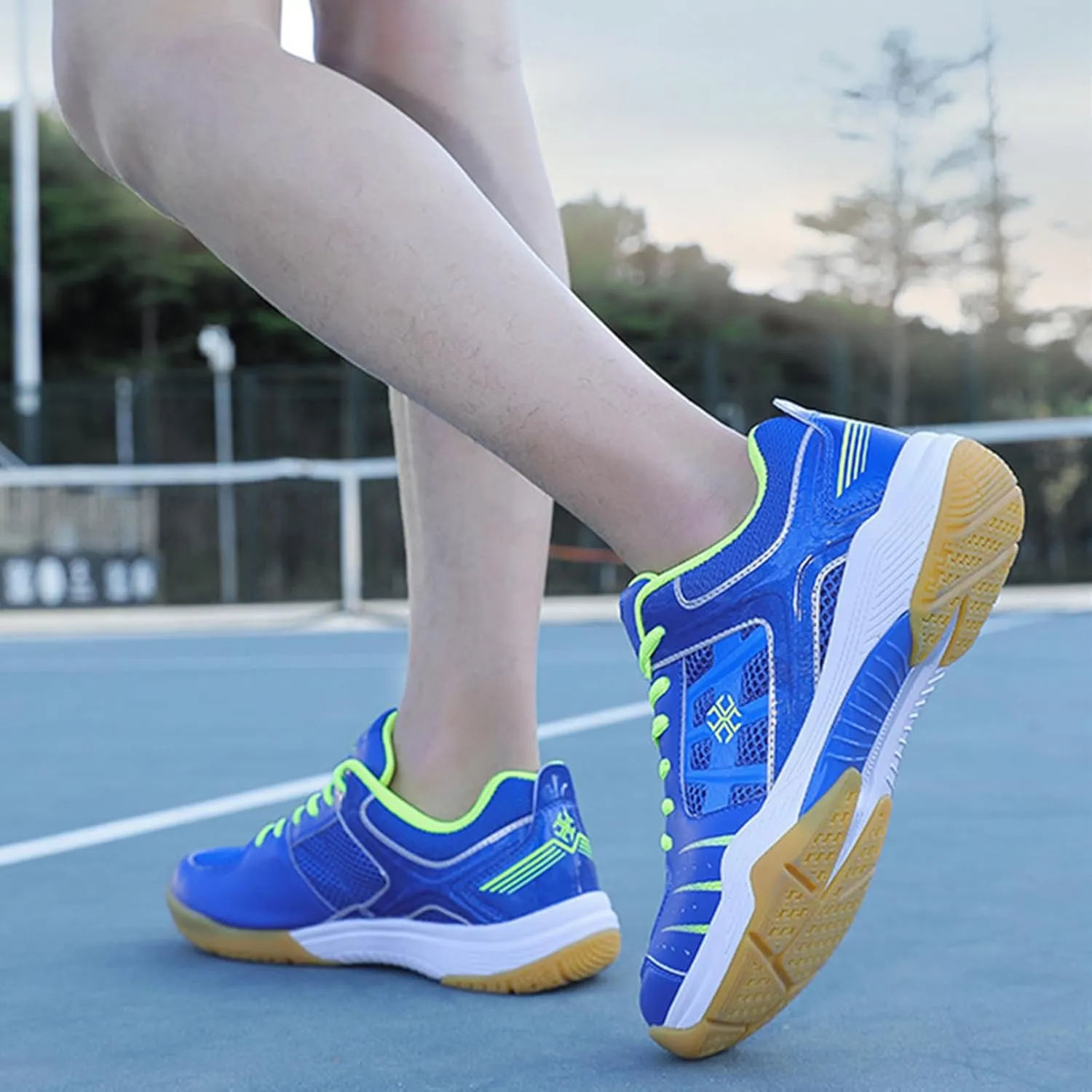 Indoor Court Shoes for Tennis, Badminton Table Tennis Volleyball Pickleball Lightweight Racketball Squash Outdoor for Men Women,Boys Girls