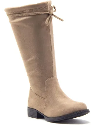 Jazam?? Little Girls Walker Tall Knee High Zipped Round Toe Riding Dress Boots