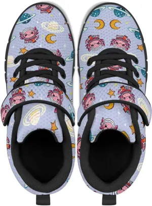 Kids Sneakers Comfy Zero-Drop Healthy Sole Sneakers Strap Athletic Walking Shoes Lightweight Minimalist Sneakers