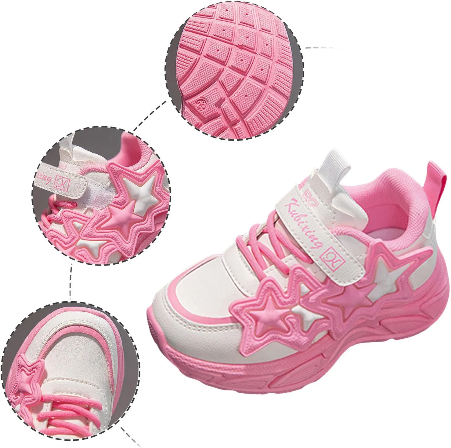 Kids Sneakers Tennis Shoes for Boys Girls Sneakers Cute Pattern Walking Shoes Breathable Shoe Toddler Little Big Kids