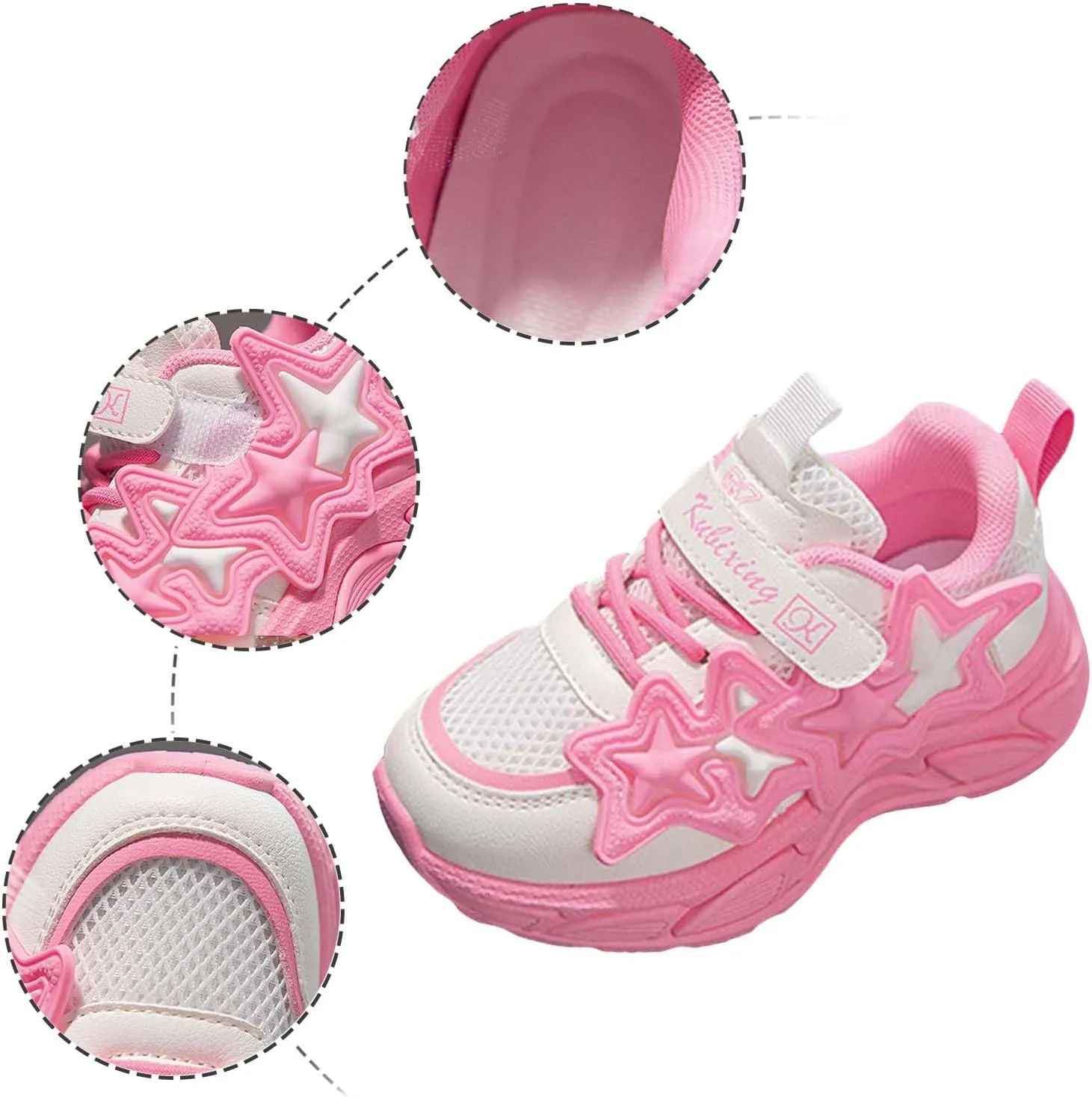 Kids Sneakers Tennis Shoes for Boys Girls Sneakers Cute Pattern Walking Shoes Comfortable Sports Shoes Toddler Kids
