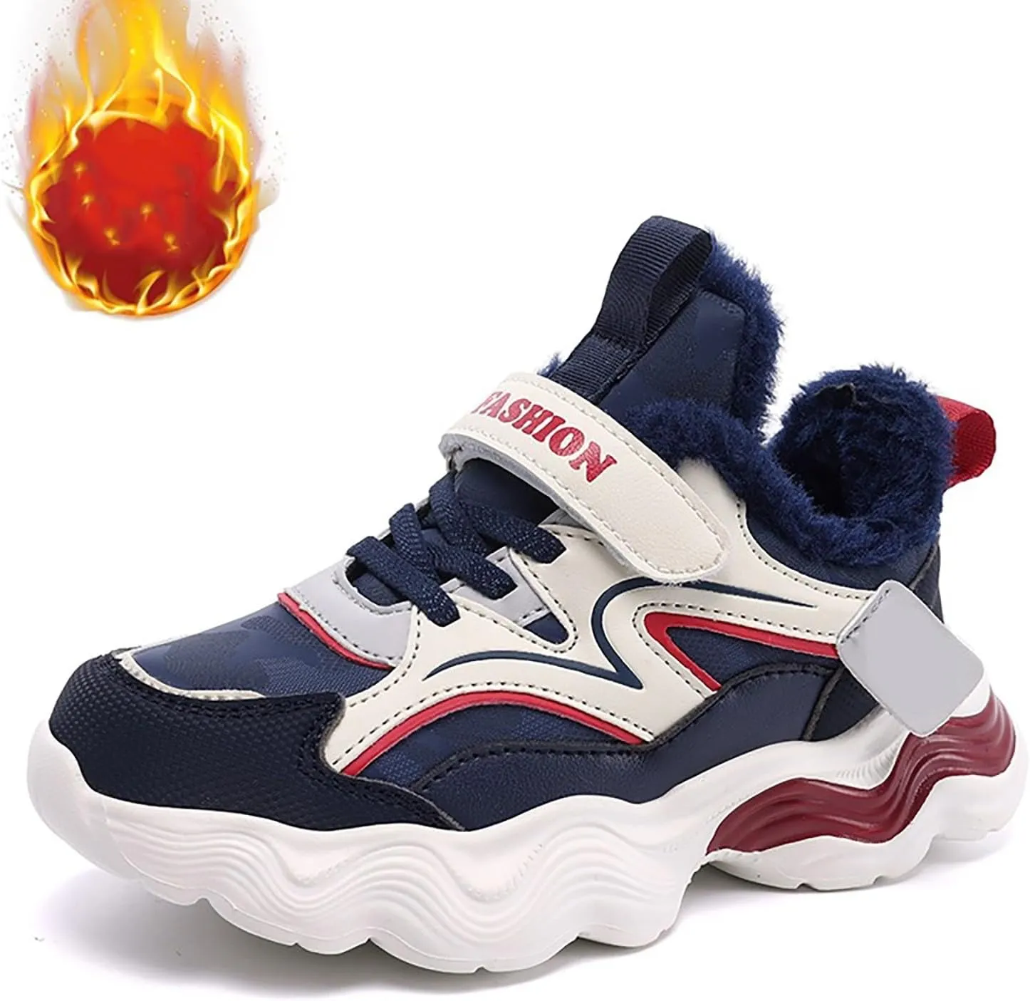 Kids Snow Boots Boys Girls Winter Shoes Warm Waterp??oof Non Slip Outdoor Hiking Walking Boot