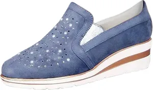 Ladmiple Shoes For Women Sneakers Slip Ons Walking Running Shoes Non Slip Tennis Fashion Sneakers Slip On Platform Shoes