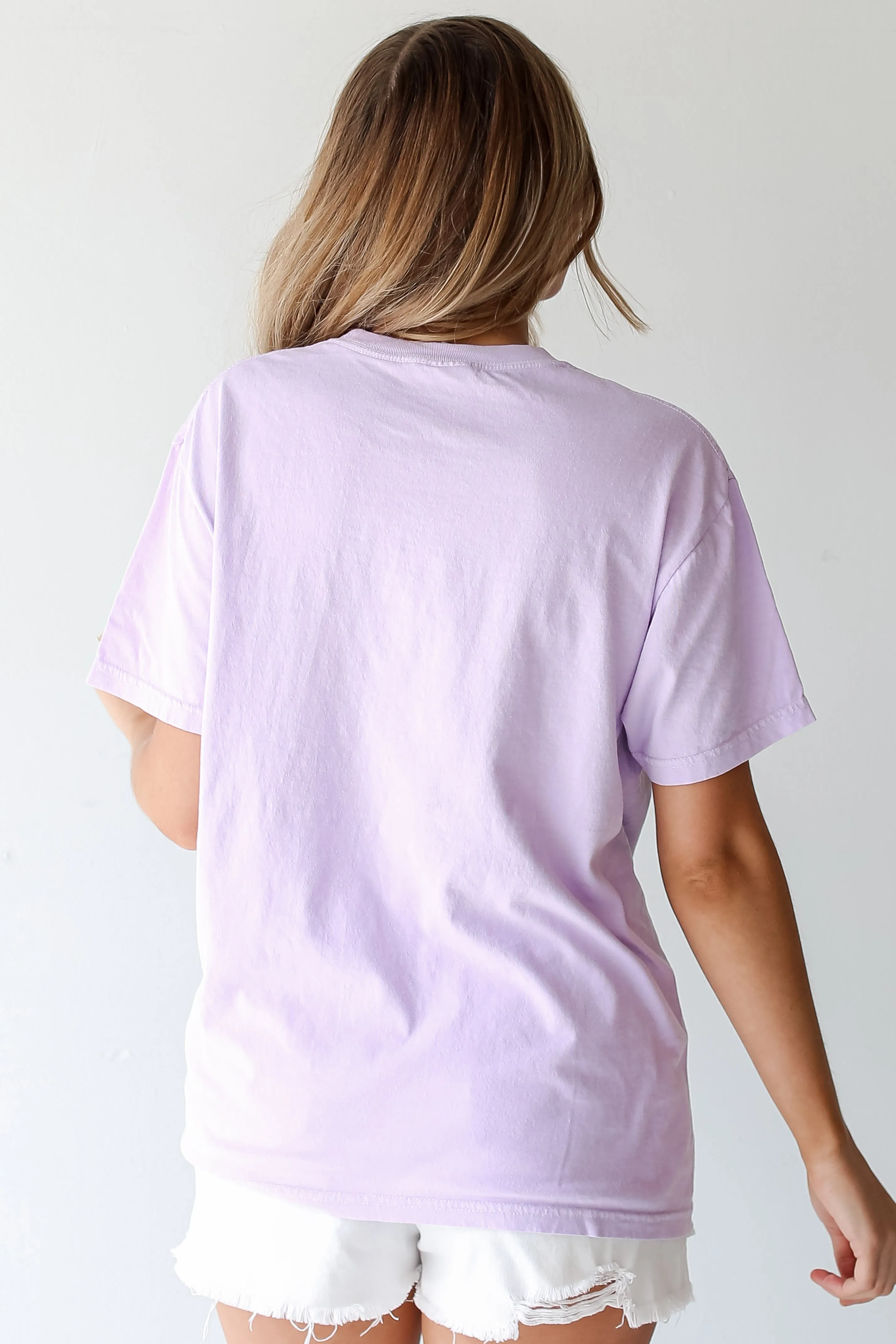 Lavender Suwanee Georgia Block Letter Tee