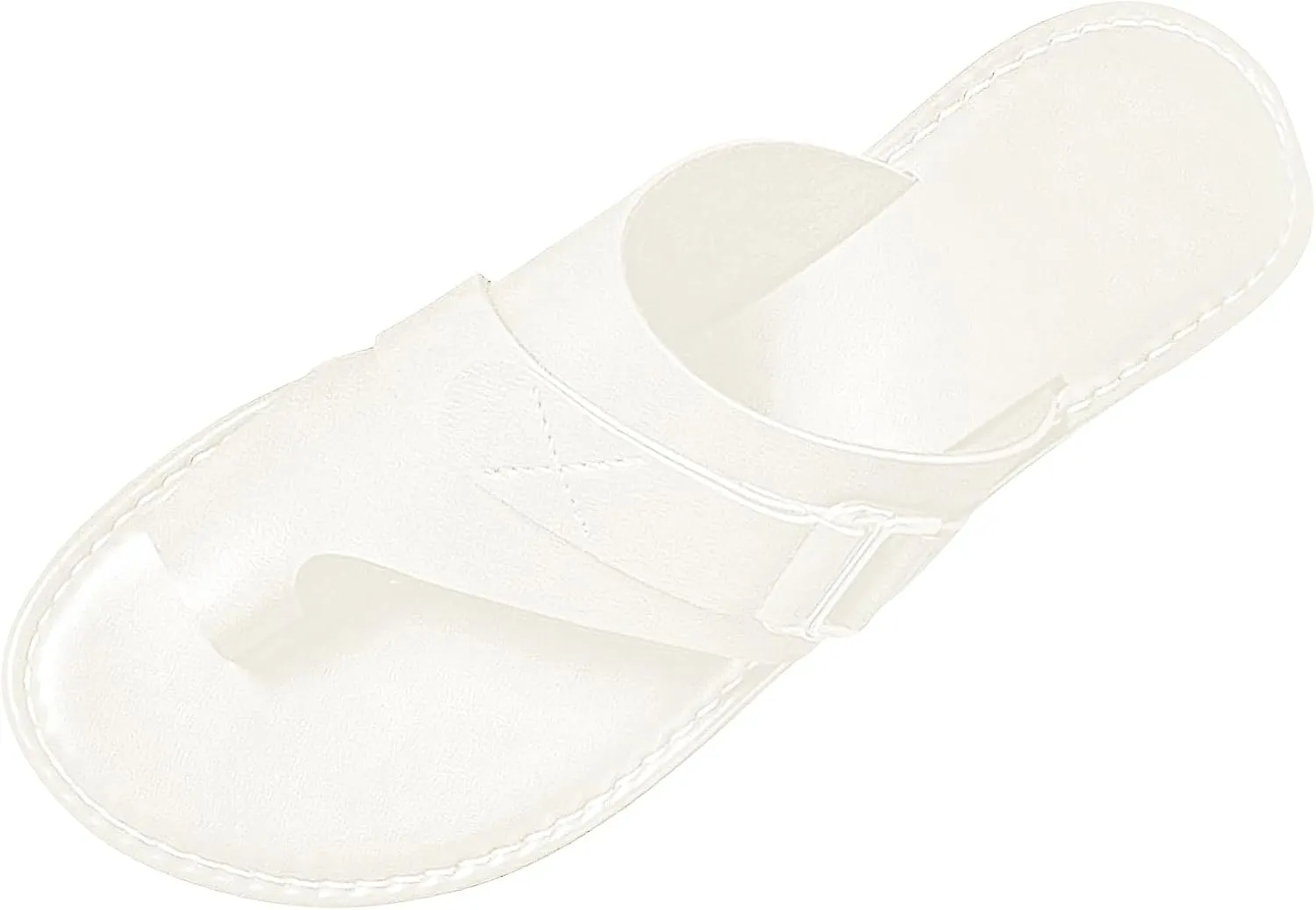 Lightweight Orthopedic Sandals Made Of Imitation Leather New Ring Loop Strap Flip Flops Flat Sandals for Women Open Toe Orthopedic Sandals