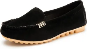 Loafers for Women Comfort Walking Shoes Comfort Walking Boat Shoe Lightweight Penny Loafers Slip on Work Flats Comfortable Loafer Casual Round Toe Moccasins Wild Driving Flat 2025