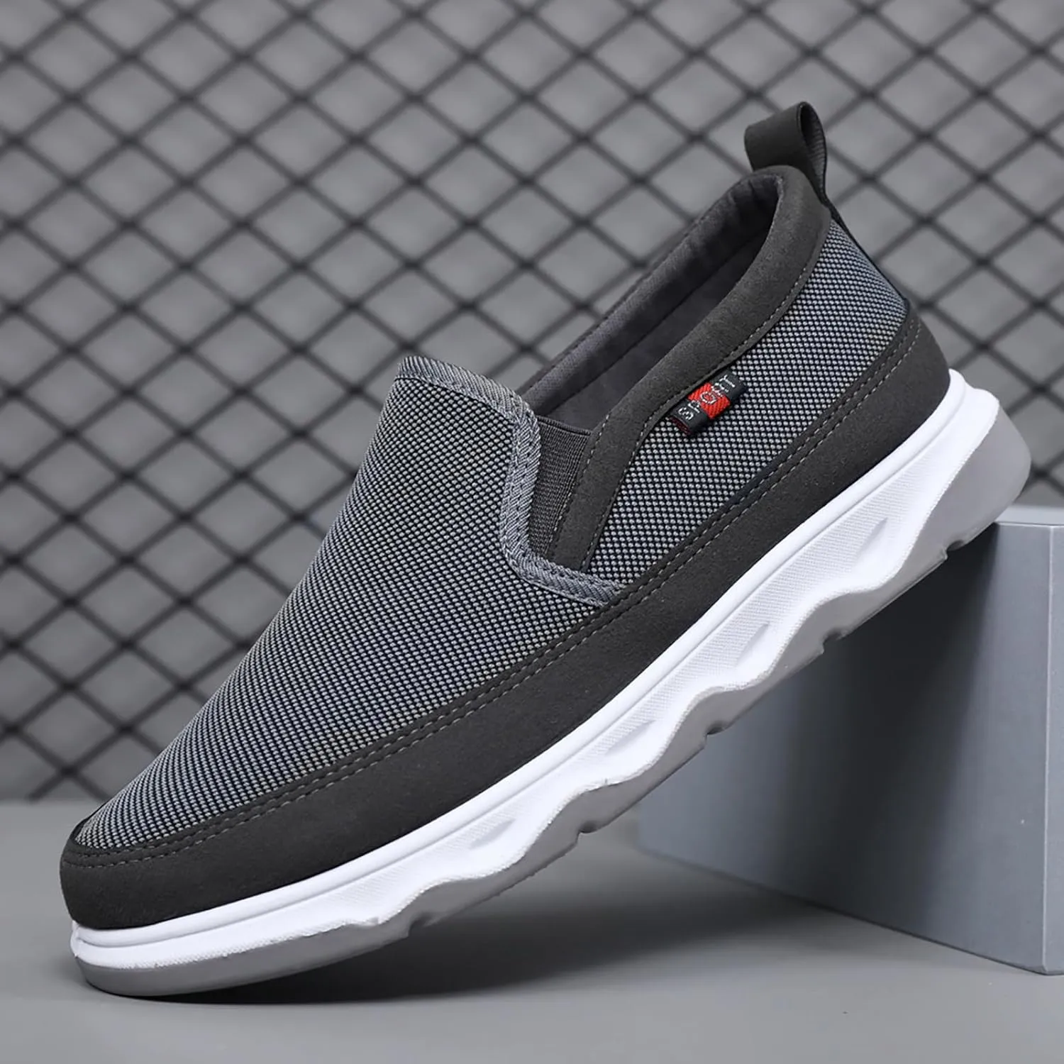 Mens Athletic Shoes Men's Sneakers Slip on Shoe for Men Tennis Shoe for Men Comfortable Breathable Sneaker