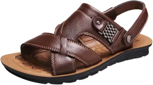Men's Beach Hollow Soft Sole Comfortable Spring And Summer Casual Fashion Sandals Mens Dress Sandals