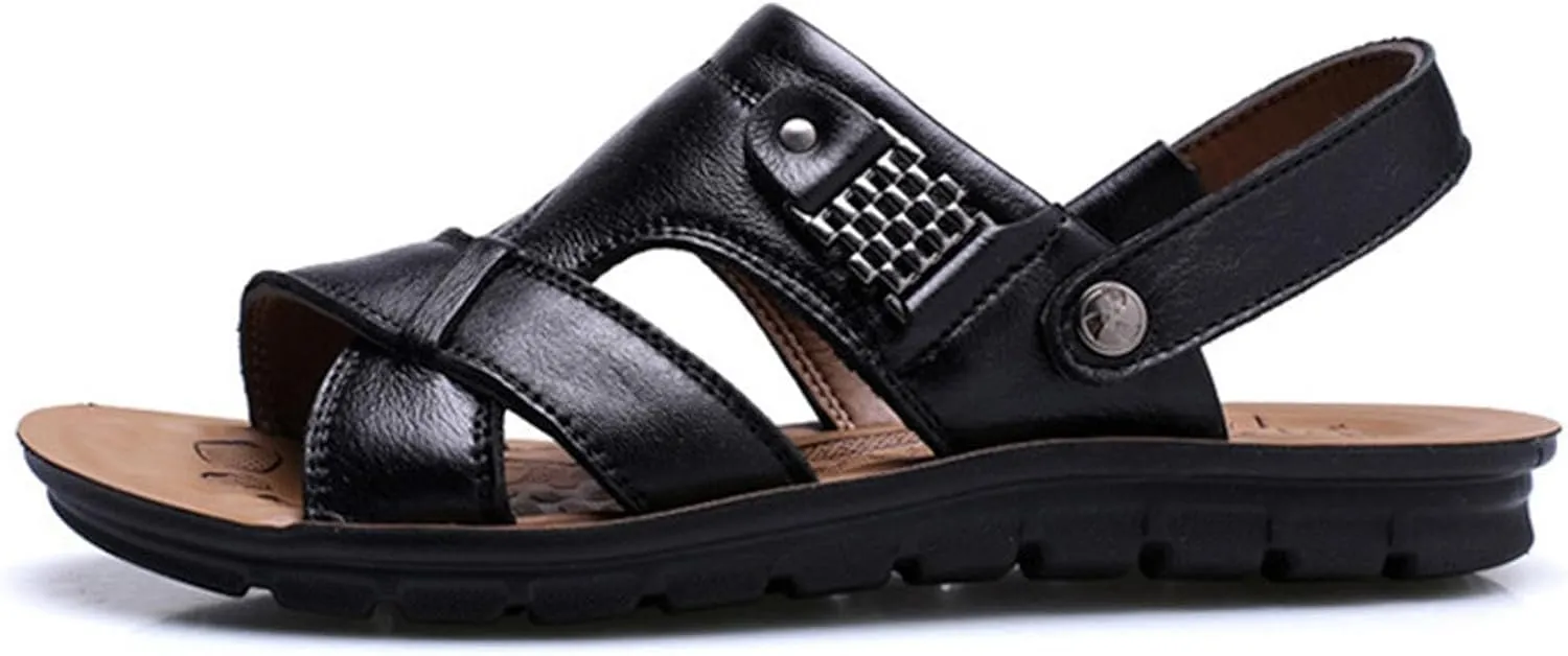 Men's Beach Hollow Soft Sole Comfortable Spring And Summer Casual Fashion Sandals Mens Dress Sandals