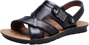 Men's Beach Hollow Soft Sole Comfortable Spring And Summer Casual Fashion Sandals Mens Dress Sandals