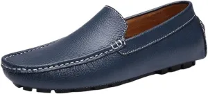 Men's Casual Loafers Slip On Leather Shoes for Business Office Work Wedding Comfortable Lightweight Walking Shoes