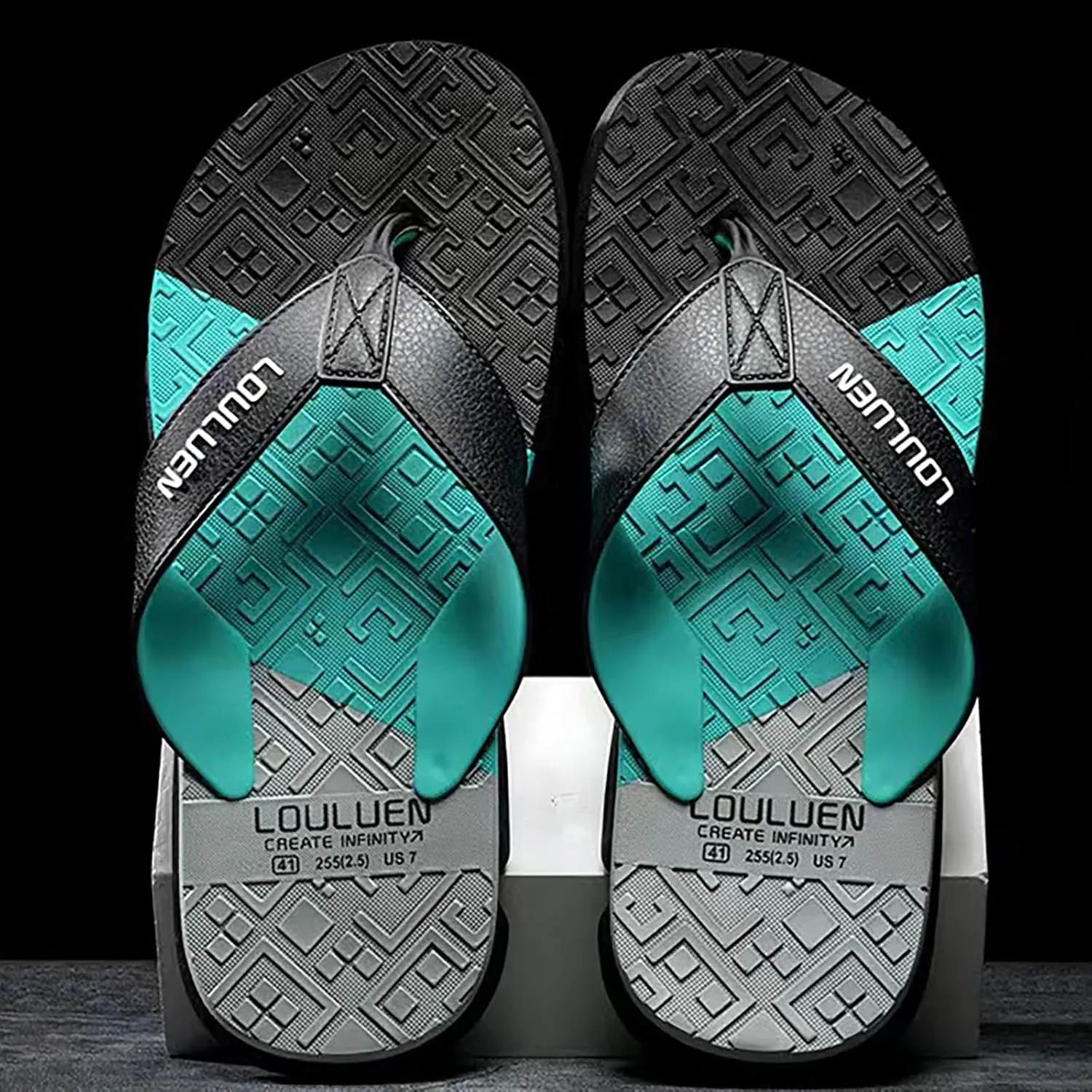 Mens Flip Flops Men's Beach Sandals Quick Dry Flip Flop Slides Men's Hiking Sandals Flip Flops for Men