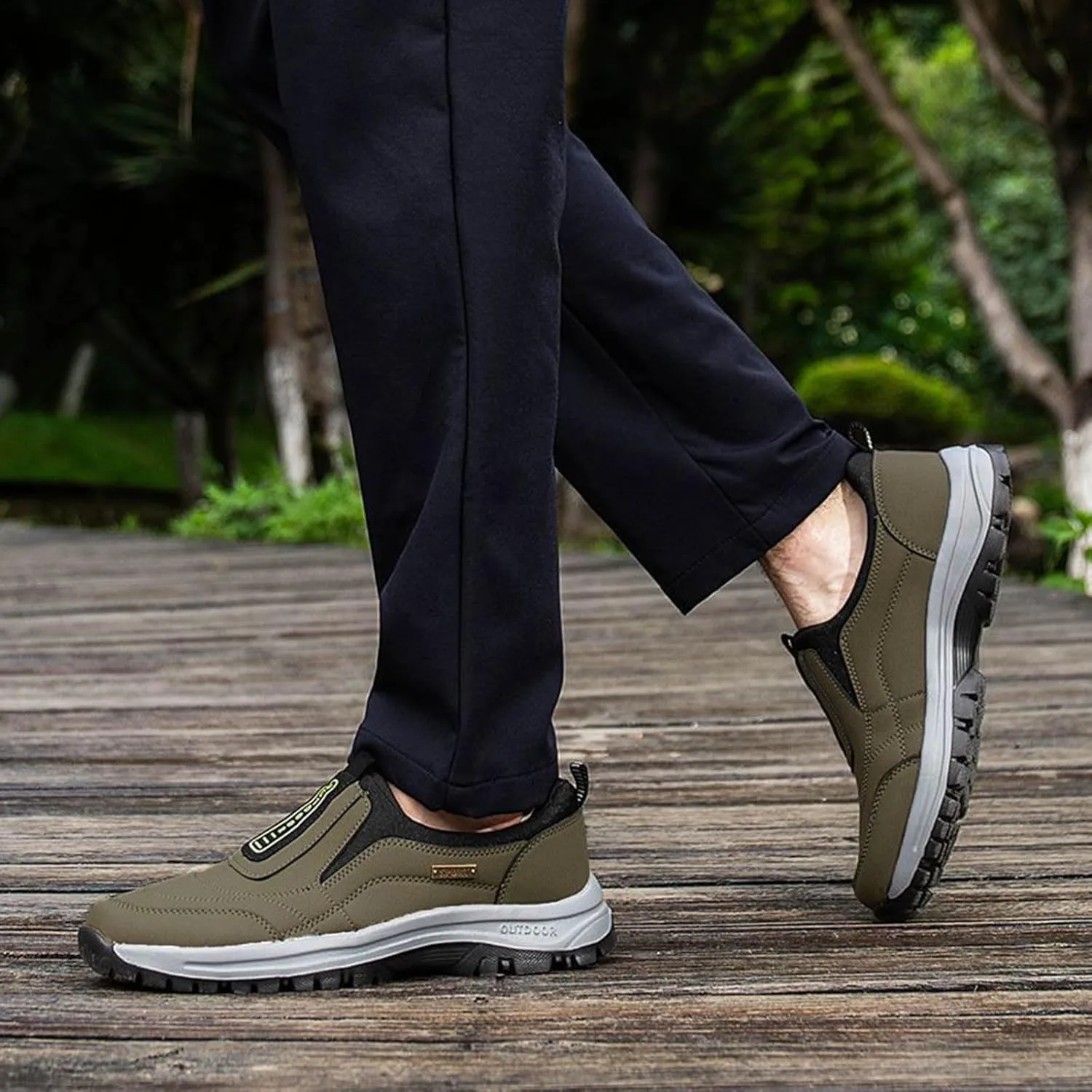 Men's Foreign Trade Mountaineering Shoes Men's Spring and Outdoor Slip Off Sneaker Shoes for Men Fashion