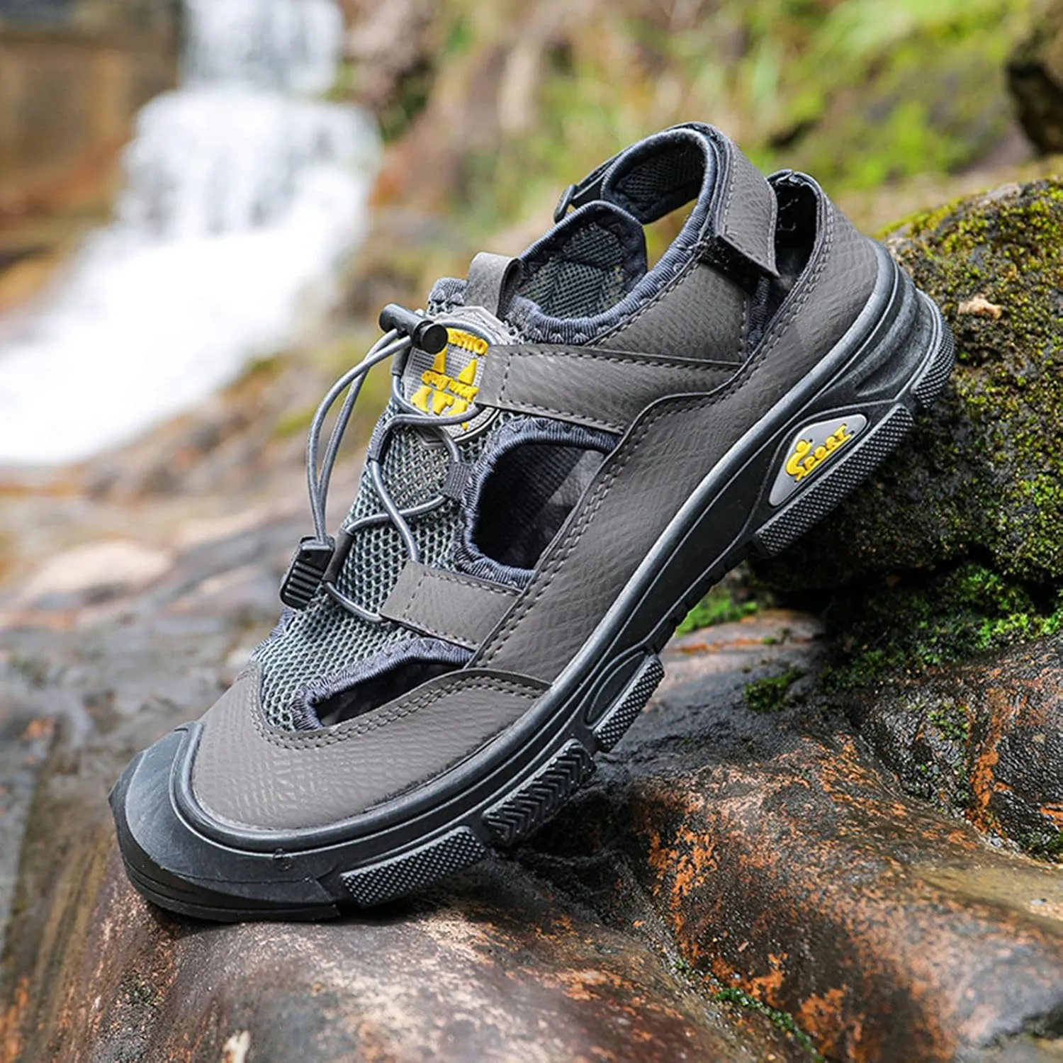 Men's Hiking Sandals Men's Athletic Outdoor Sandals Athletic Outdoor Sandals for Summer Beach Trail Walking