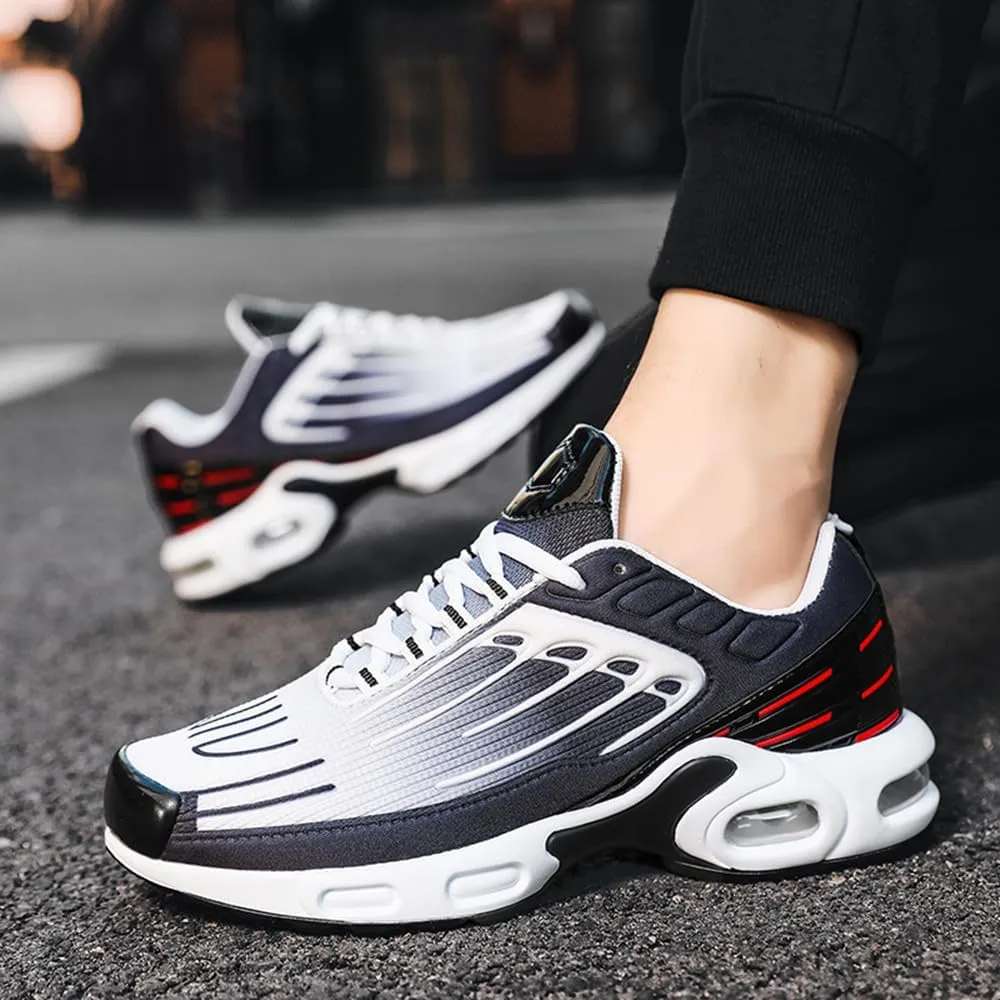 Mens Running Shoes Air Cushion Fashion Sneakers Casual Tennis Walking Athletic Sport Shoes for Men
