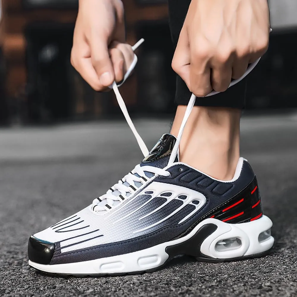 Mens Running Shoes Air Cushion Fashion Sneakers Casual Tennis Walking Athletic Sport Shoes for Men