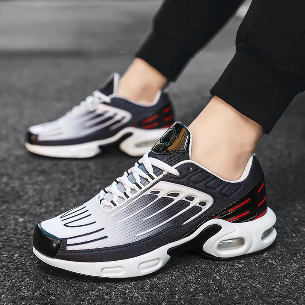 Mens Running Shoes Air Cushion Fashion Sneakers Casual Tennis Walking Athletic Sport Shoes for Men