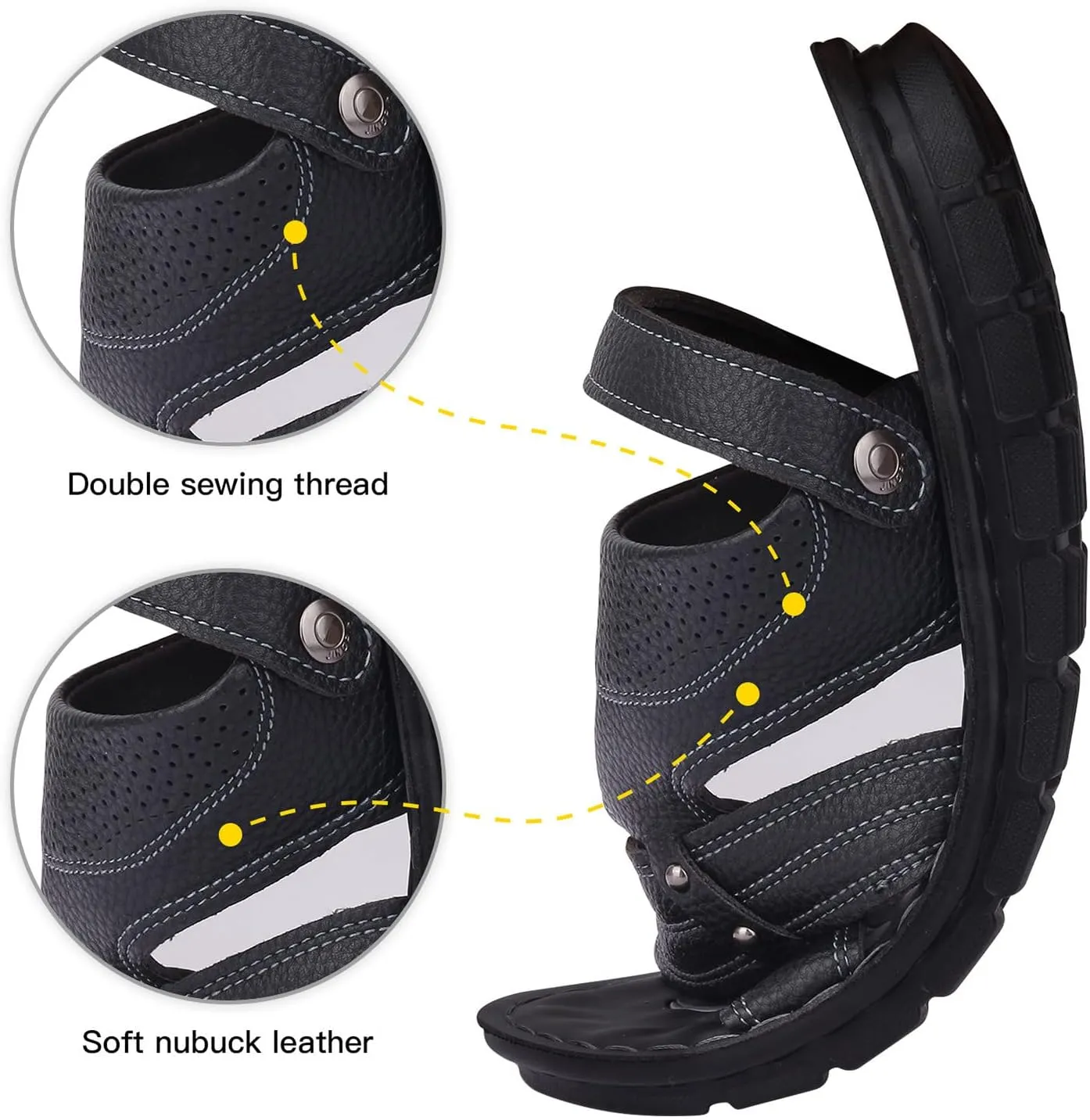 Men's Sandals Men's Athletic Outdoor Sandals Slides Athletic Outdoor Sandals for Summer Beach Trail Walking