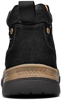 Men's Slip On Loafers Leather Mid-top Casual Outdoor Walking Shoes for Men