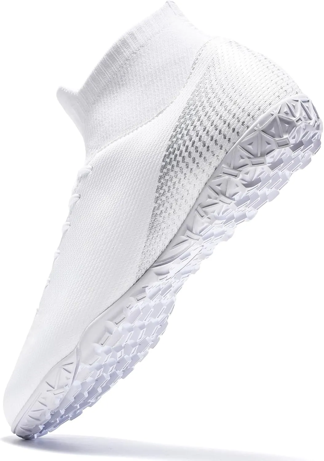 Mens Soccer Shoes Cleats Professional High Top Breathable Training Sneakers