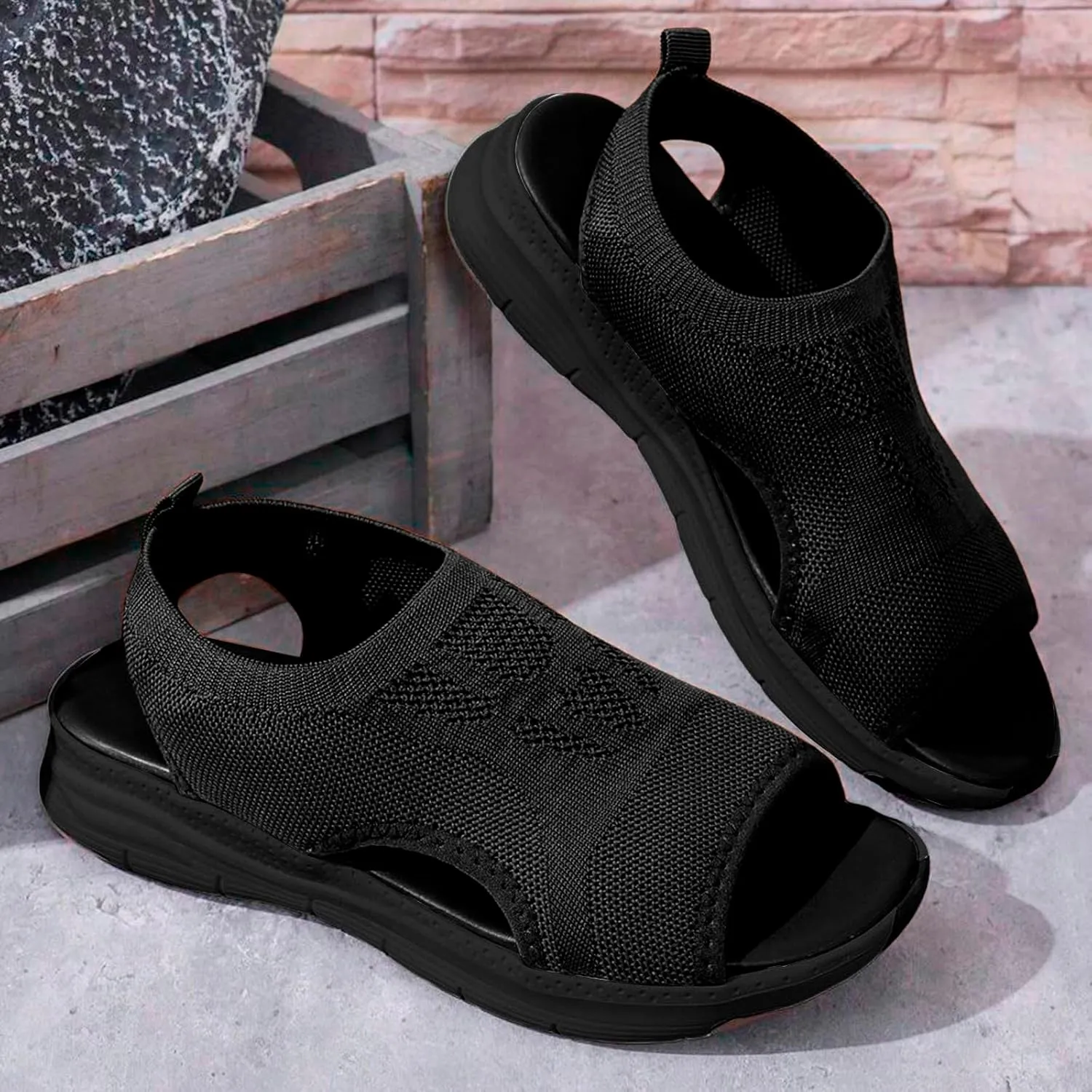 Mesh Orthopedic Sandals for Women 2025, Arch Support Orthotic Walking Shoe Open Toe Adjustable Ankle Strap Breathble Comfortable Wide Width Sandals