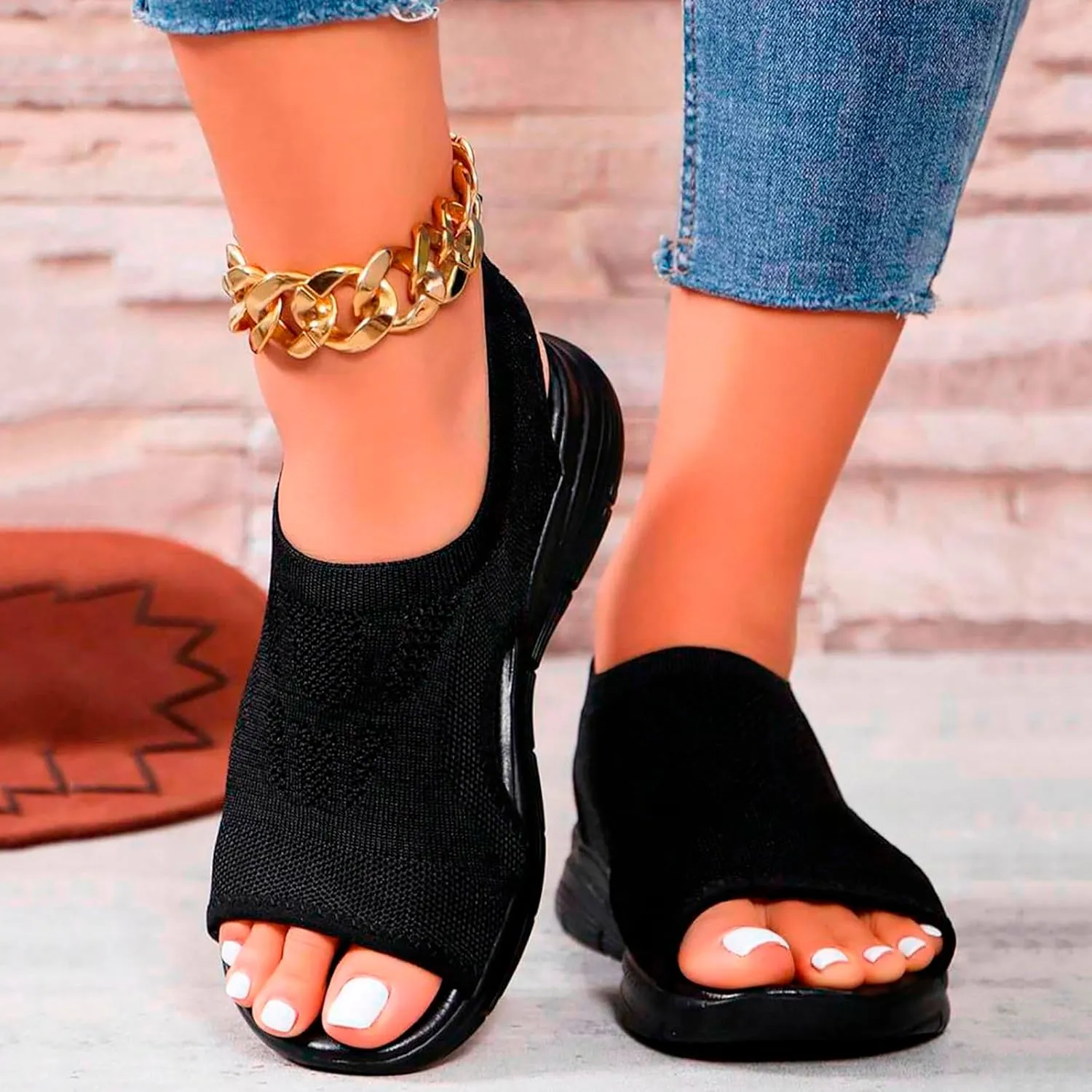 Mesh Orthopedic Sandals for Women 2025, Arch Support Orthotic Walking Shoe Open Toe Adjustable Ankle Strap Breathble Comfortable Wide Width Sandals