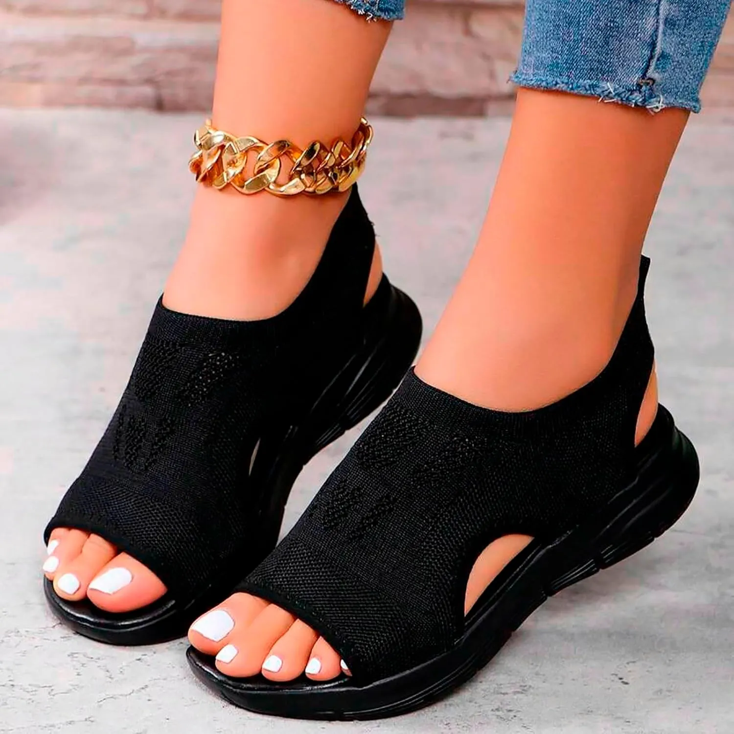 Mesh Orthopedic Sandals for Women 2025, Arch Support Orthotic Walking Shoe Open Toe Adjustable Ankle Strap Breathble Comfortable Wide Width Sandals
