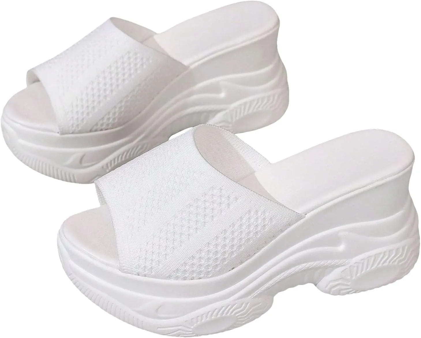 Mesh Walking Sandals with Arch Support Women 2025,Comfortable Hiking Sneakers with Orthotic,Outdoor Athletic Platform Sandalias Mujer Casual Open Toe Sport Sandals Summer Beach Shoe