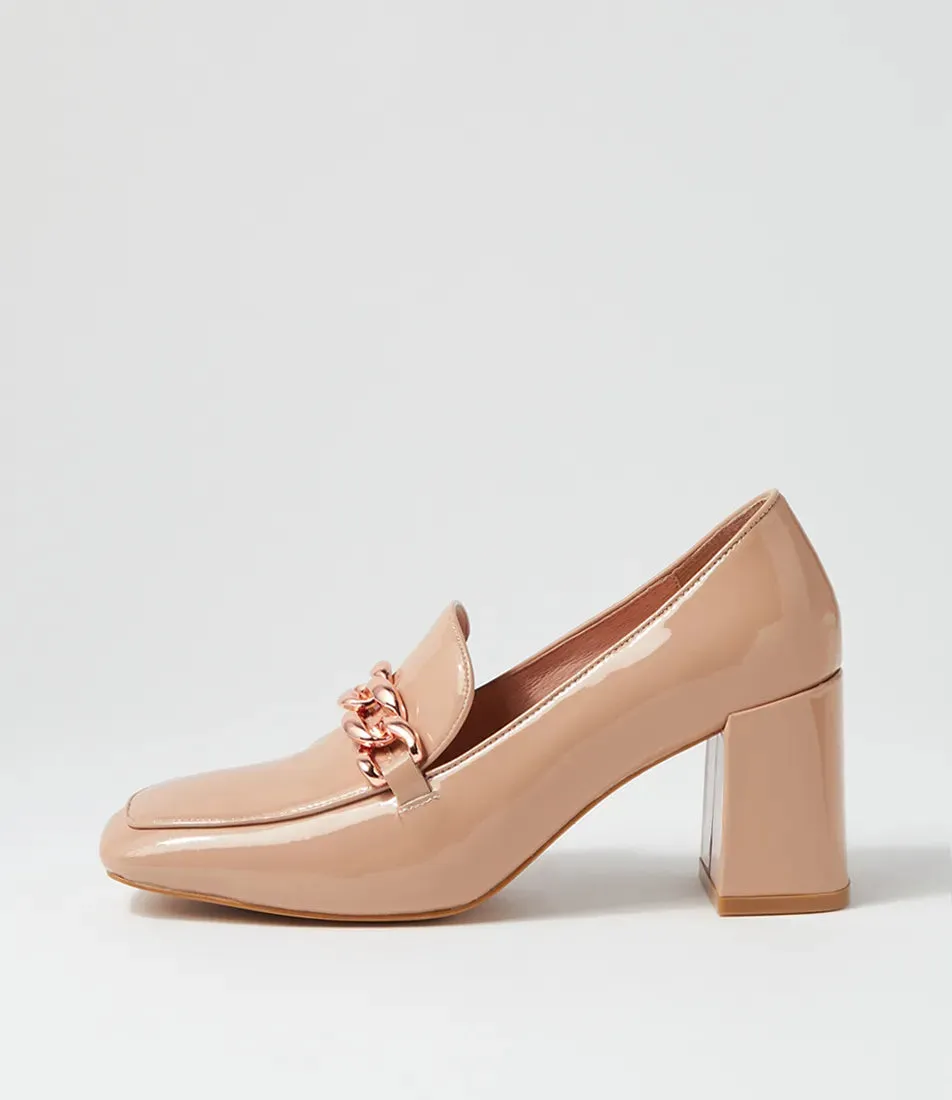 Mollini | Tulsa Nude Patent Leather Heels