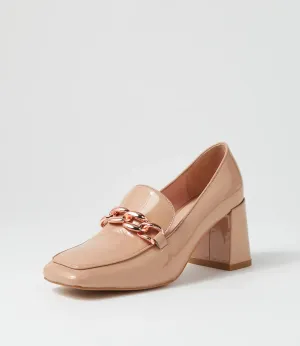 Mollini | Tulsa Nude Patent Leather Heels
