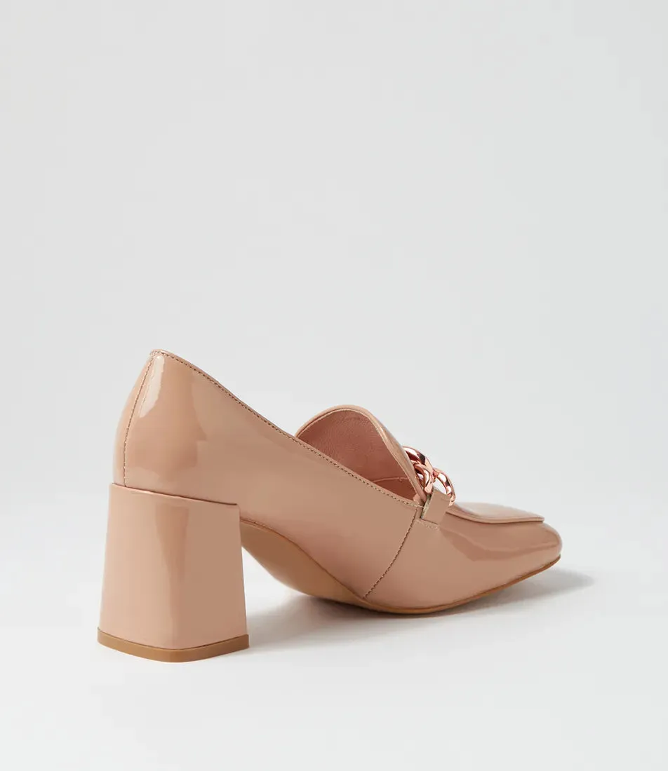 Mollini | Tulsa Nude Patent Leather Heels
