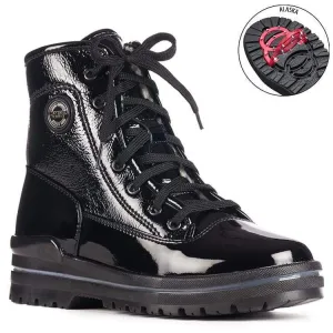 Olang Women's Sound Winter Boots- Black Patent