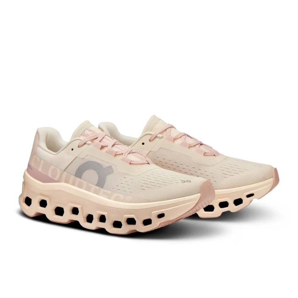 On Women's Cloudmonster - Moon/Fawn