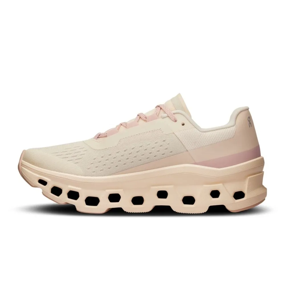 On Women's Cloudmonster - Moon/Fawn
