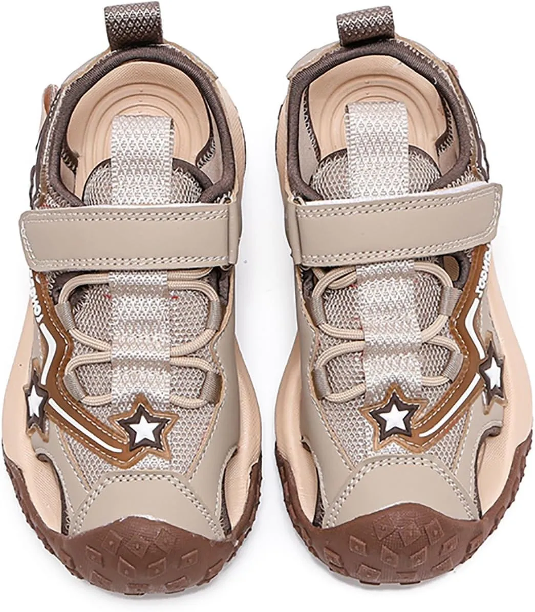 Open Toe Sandals Boy Shoes Comfortable Soft Sole Closed Toe Sandals Fashionable Thick Sole Beach