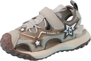 Open Toe Sandals Boy Shoes Comfortable Soft Sole Closed Toe Sandals Fashionable Thick Sole Beach