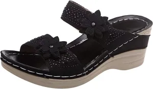 Orthopedic Sandals for Women Platform Wedge Sandals Anti-Slip Slippers Wide Width Sandals Comfortable Summer Shoes